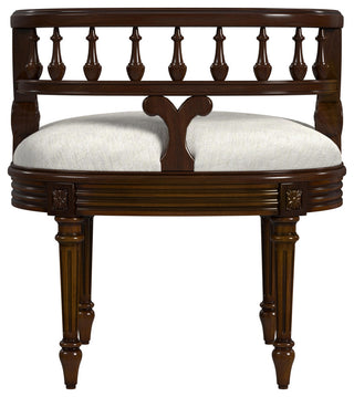 Full front view of the chair on white background.