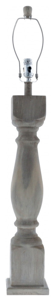 Brown Washed Table Lamp Base only