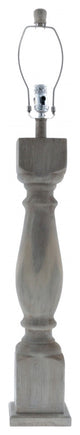 Brown Washed Table Lamp Base only