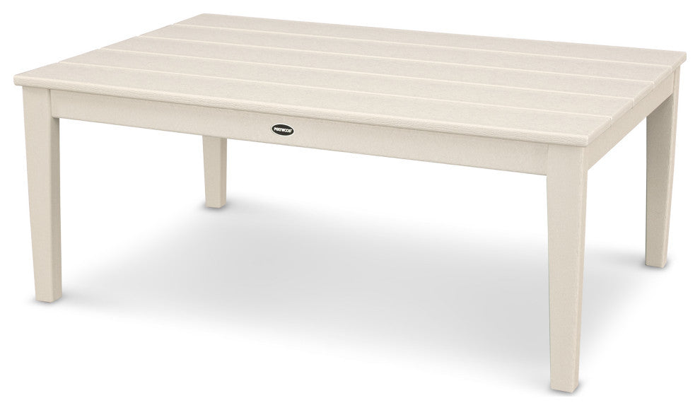 POLYWOOD Newport 28"x42" Coffee Table, Sand