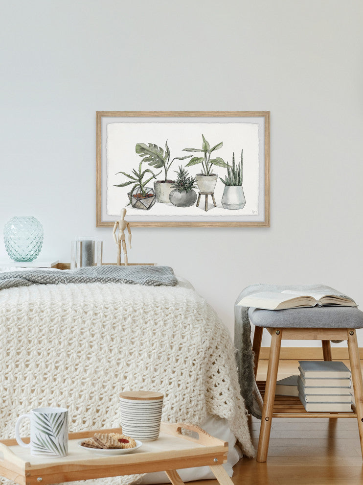 "Dazzling Foliage" Framed Painting Print, 12x8