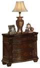 HomeRoots 20" X 35" X 32" Cherry Wood Nightstand, No Marble Top