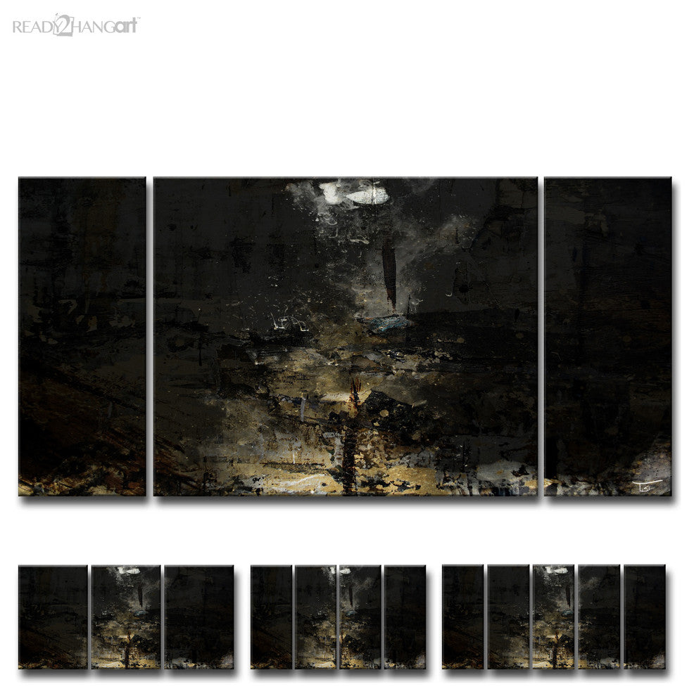 Ready2HangArt ''Glitzy Mist XLI'' by Tristan Scott, 30"x60", 5 Piece Set