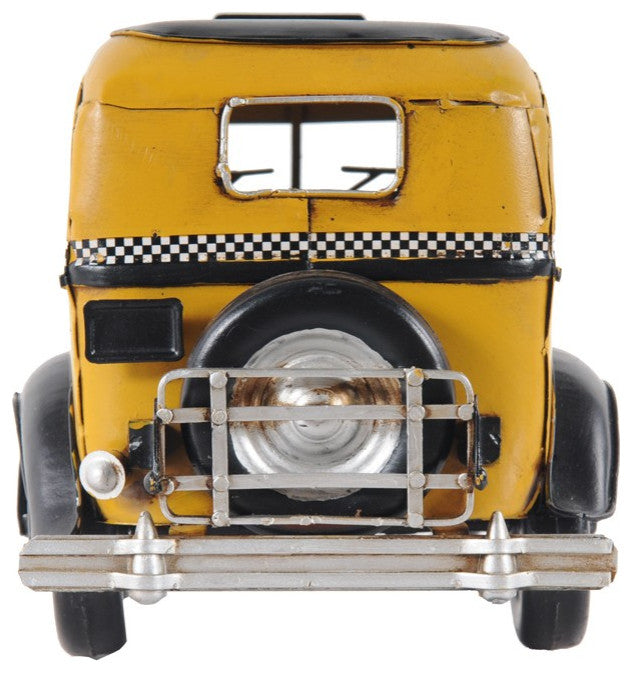 c1933 Vintage Checker Taxi Cab Model Sculpture