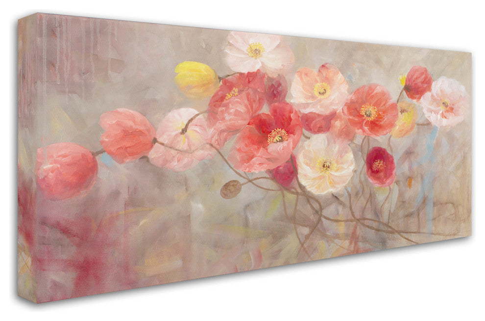 'Wild Poppies III' Canvas Art by Li Bo
