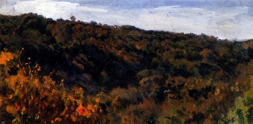 Auguste Bonheur Paysage D'Automne, Gallery Wrapped Canvas Print, 15"x30"