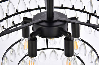 Murphy 18" Flush Mount, Black