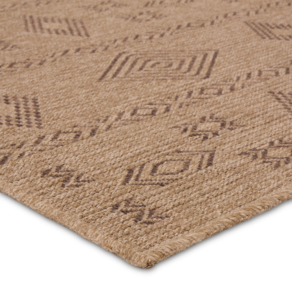 Vibe Sahel Indoor/Outdoor Tribal Brown Area Rug 4'X6'