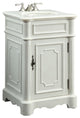21" Powder Room Special Teega Bathroom Sink Vanity, Cf-3006W-Aw