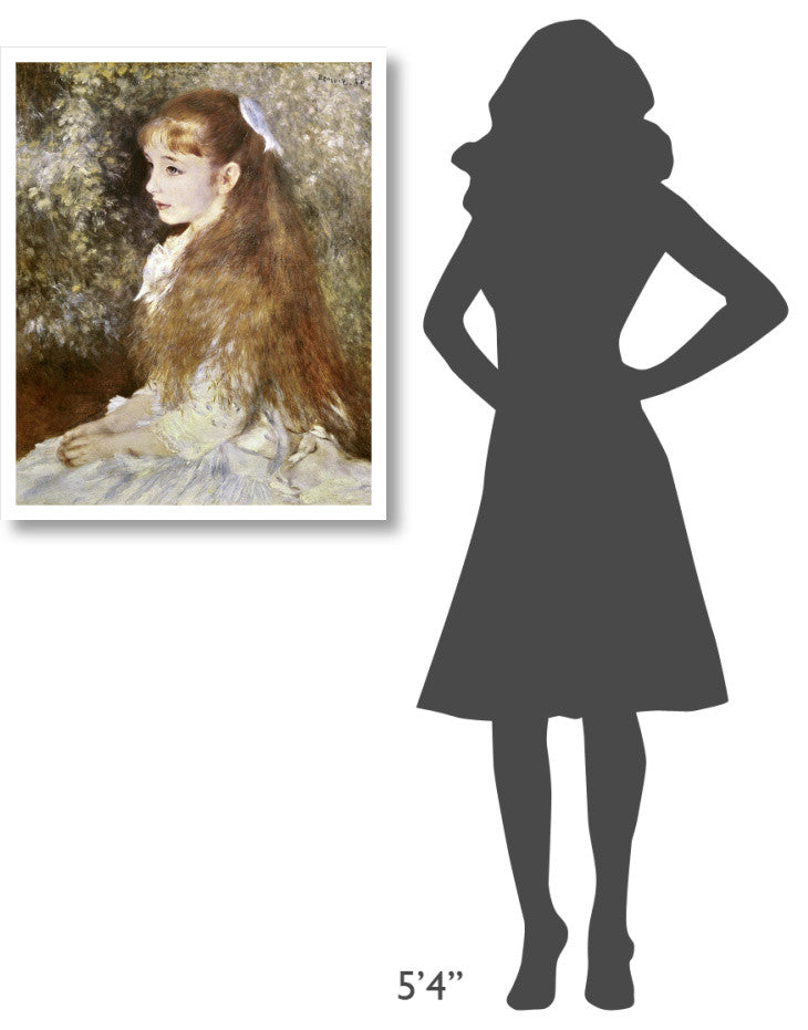 "Mlle Irene Cahen D'Anvers" Paper Print by Pierre-Auguste Renoir, 26"x32"
