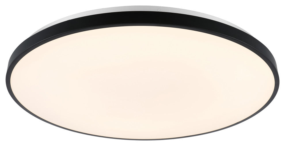Astrid 21.25" 1-Light Modern Minimalist Iron Circle Integrated LED Flush Mount