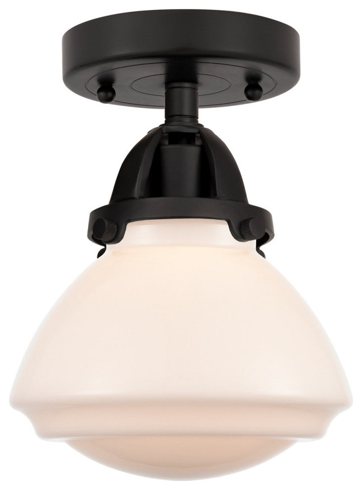 INNOVATIONS 288-1C-BK-G321-LED 1-Light Semi-Flush Mount Matte Black