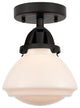 INNOVATIONS 288-1C-BK-G321-LED 1-Light Semi-Flush Mount Matte Black