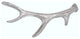 4 Point Antler Cabinet Pull, Nickel