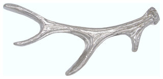 4 Point Antler Cabinet Pull, Nickel