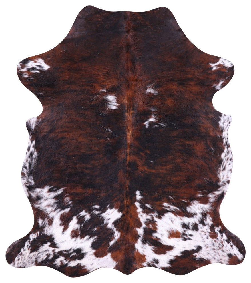 6' 5" X 5' 8" Natural Cowhide Rug C1903