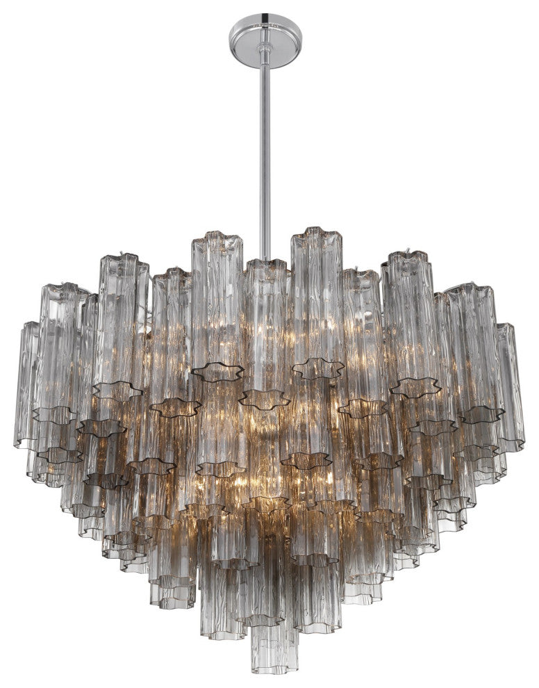 Crystorama Lighting Group ADD-316-SM Addis 16 Light 32"W - Polished Chrome