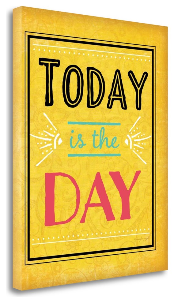 "Today Is The Day" By Jennifer Pugh, Giclee Print on Gallery Wrap Canvas