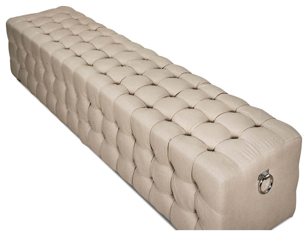 Modern Tufted Upholstered Bench