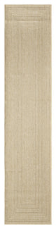 Nourison Tulum 2'2" x 10' Taupe Ivory Outdoor Rug