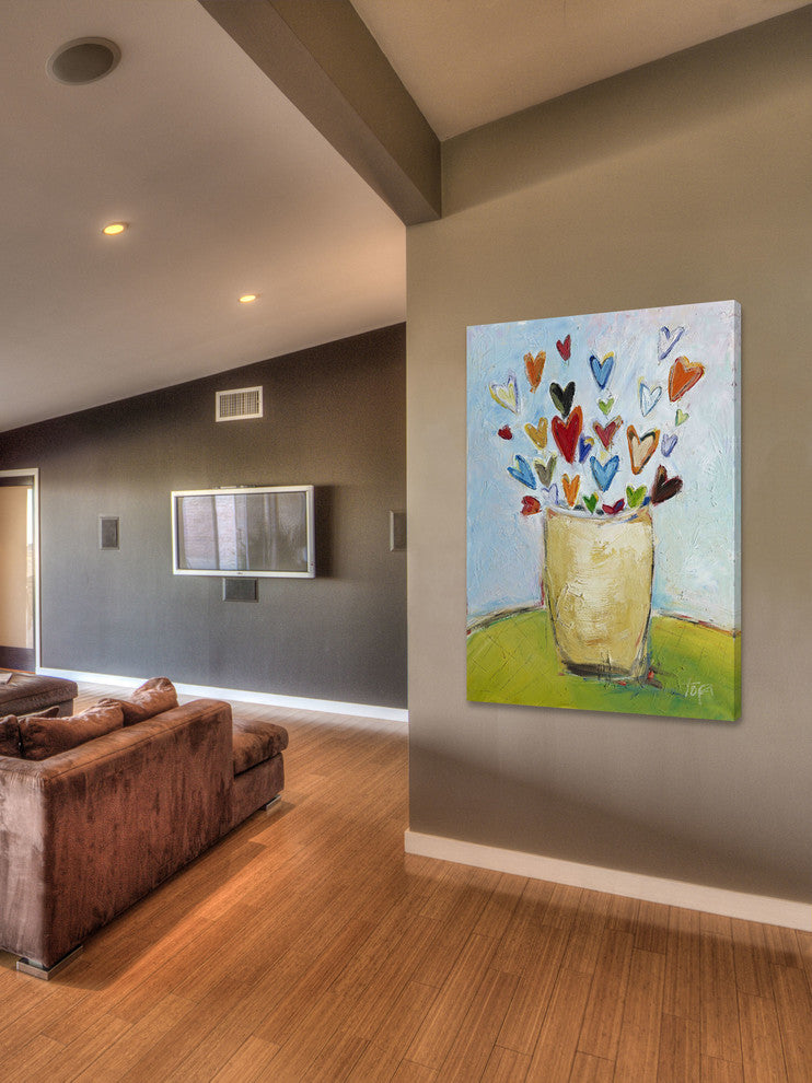 "Bouquet of Love" Painting Print on Canvas by Tori Campisi