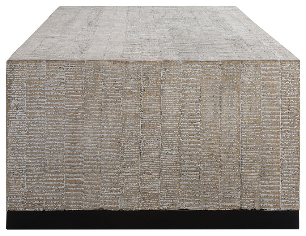 Uttermost Bosk White Washed Coffee Table