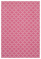 Rug N Carpet - Handmade Wool 6' 1'' x 8' 11'' Geometric Dhurrie Kilim Rug