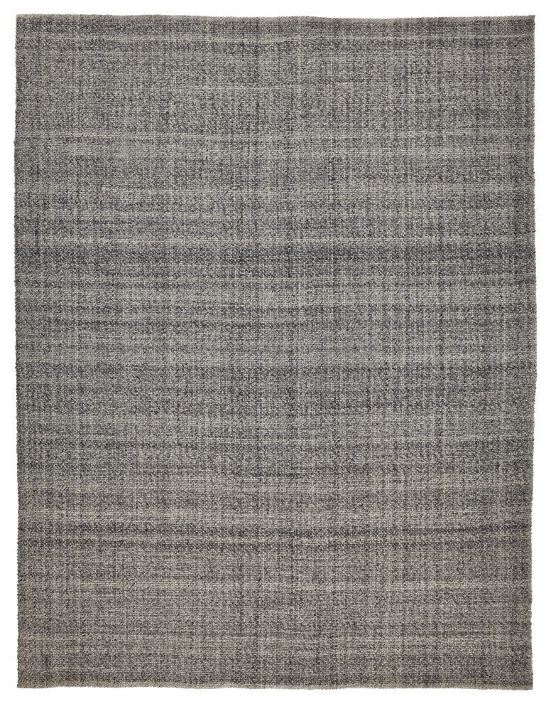 Weave & Wander Siona Space Dyed Flatweave Rug, Gray, 5' X 8'