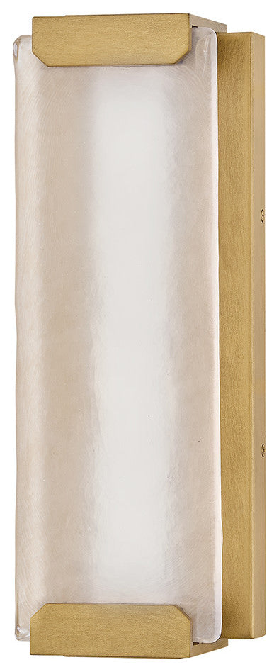Hinkley Zayde Medium Wall Mount Lantern, Heritage Brass