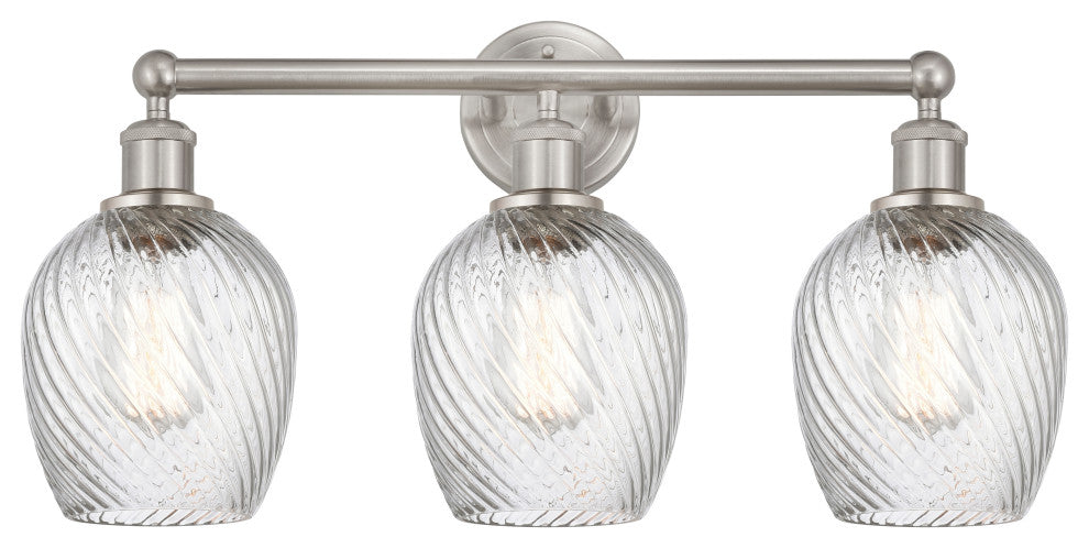 Innovations 616-3W-SN-G292 Salina 3 Light Bath Vanity Light Brushed Satin Nickel