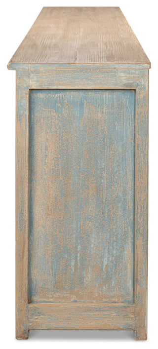 Eight Is Enough Extra Wide Sideboard Antique Blue
