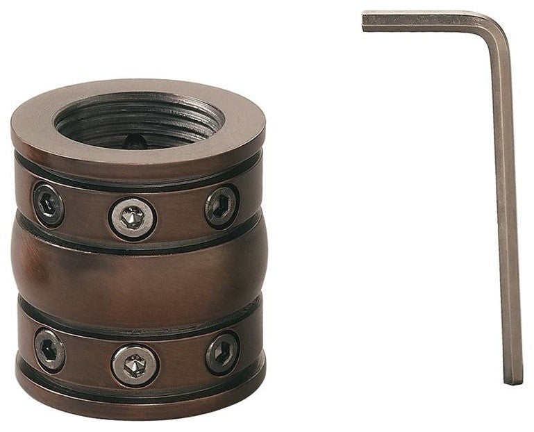Decorative Coupler, Tannery Bronze Powder Coat
