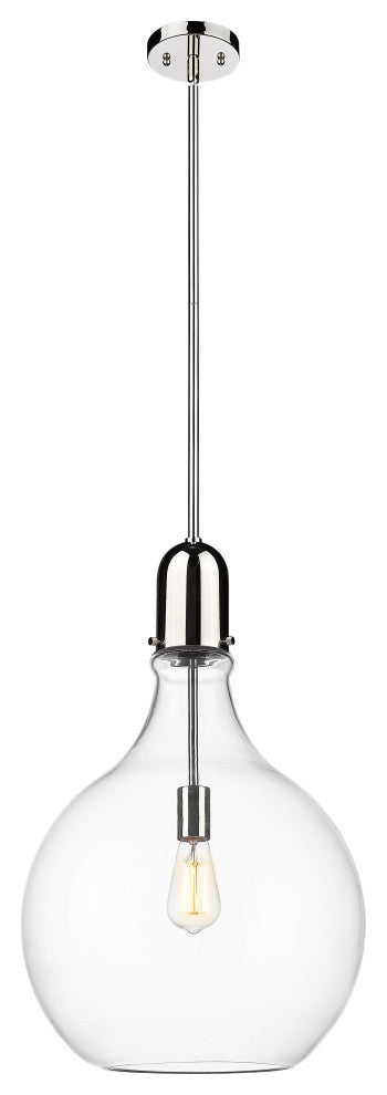 Innovations 492-1S-PN-G582-16-LED Amherst 1 Light Pendant Polished Nickel