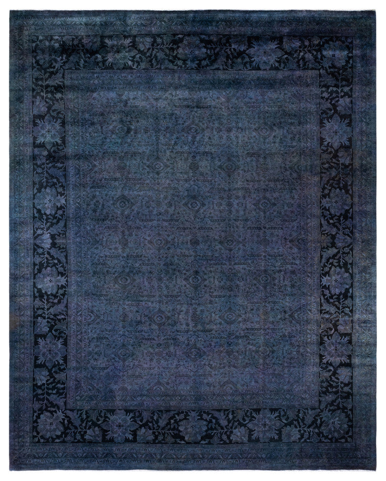 Vibrance, One-of-a-Kind Handmade Area Rug Purple, 14'9"x12'0"