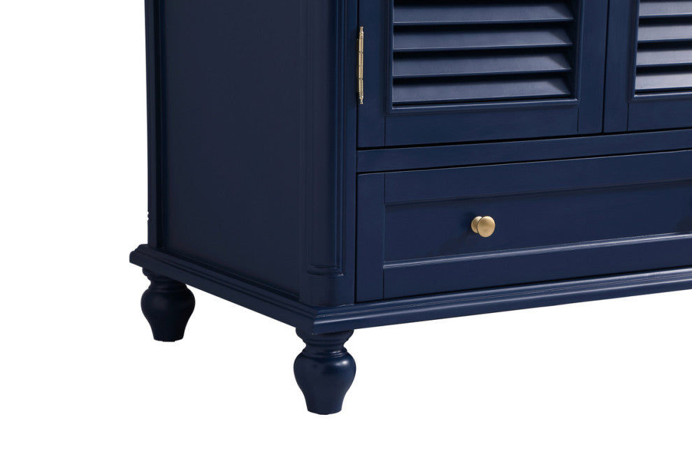Home Living 36" Single Bathroom Vanity, Blue
