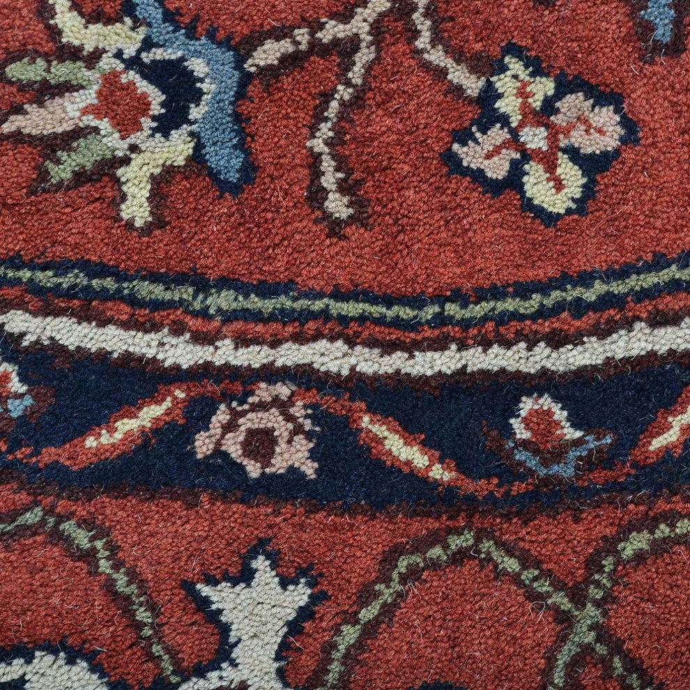 HAND TUFTED WOOL ECO-FRIENDLY AREA RUGS ECO-FRIENDLY AREA RUGS -  Red, Oriental