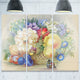 "Bunch of Flowers and Fruits" Metal Wall Art, 3 Panels, 36"x28"