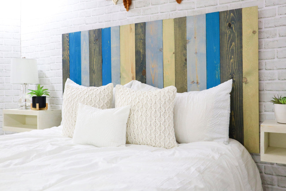 Handcrafted Headboard, Hanger Style, Winter Mix, King