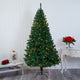7' Northern Tip Pine Artificial Christmas Tree With 350 Clear LED Lights