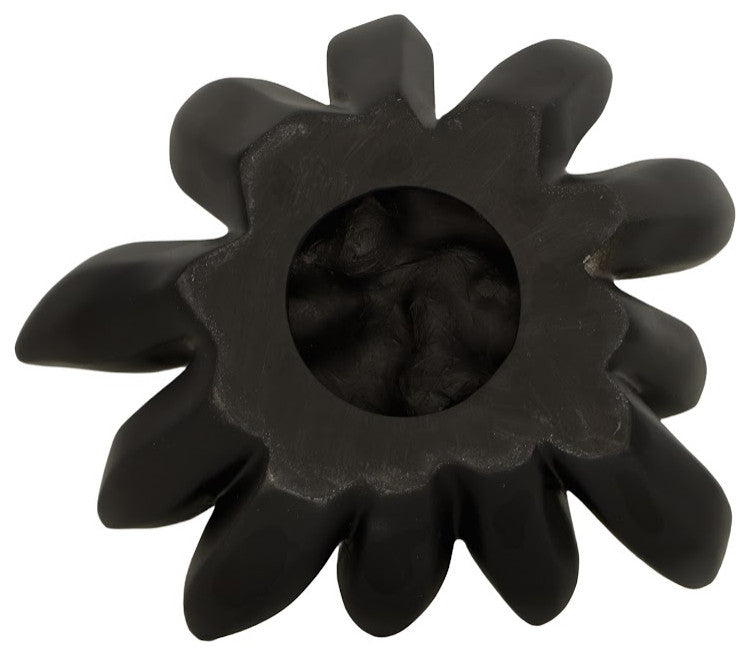 Compactum Succulent Wall Art , Smallooth Matte Black