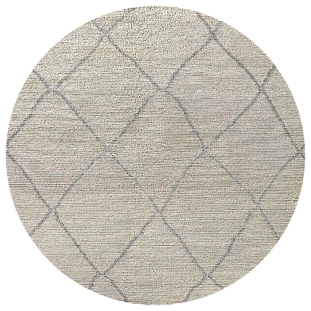 Ahgly Company Indoor Round Mid-Century Modern Area Rugs, 3' Round