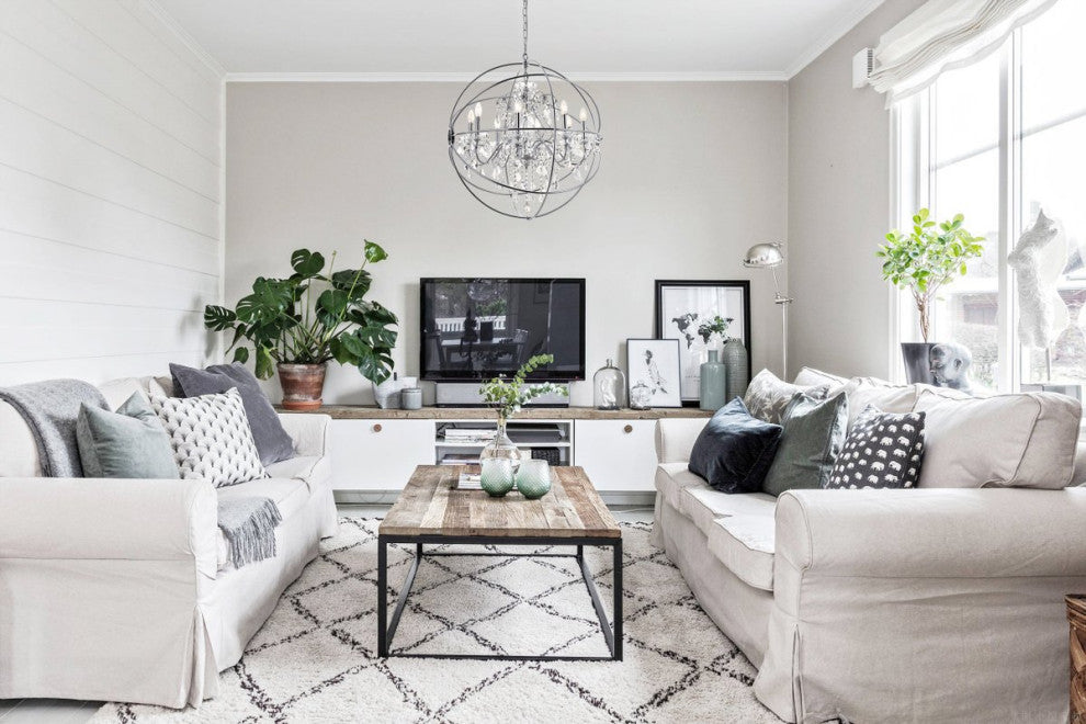 Cory 8-Light Chrome Crystal Pendant