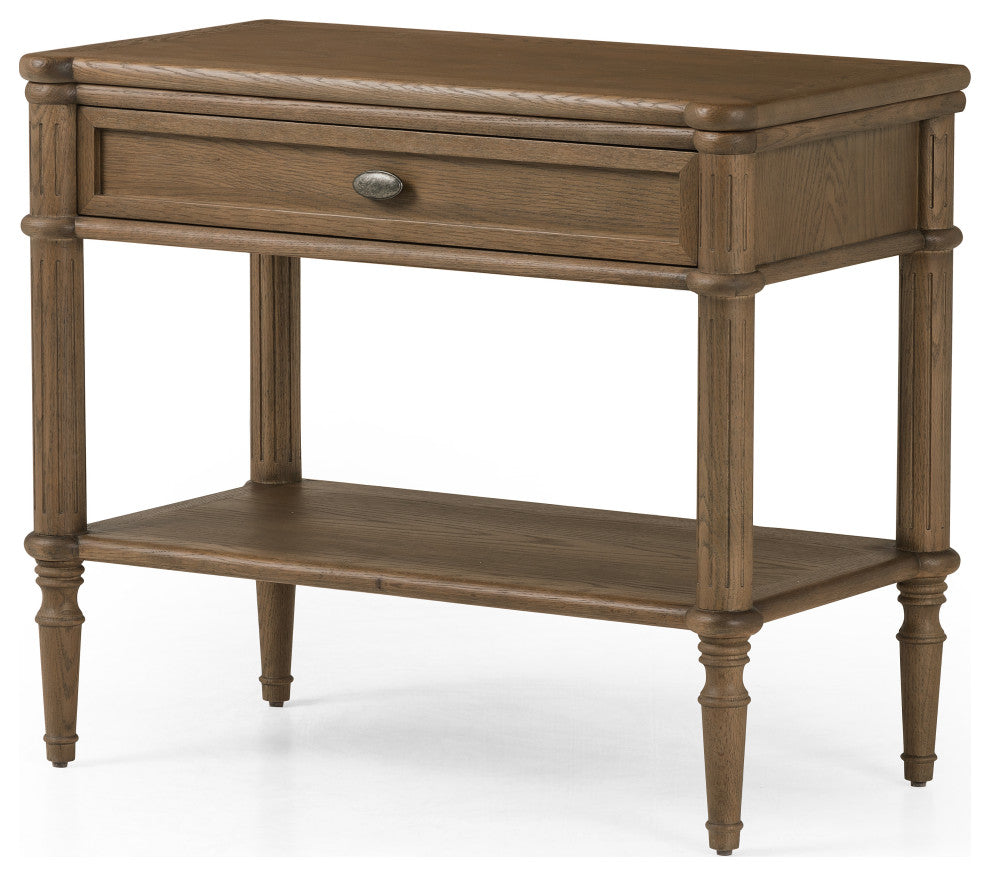 Toulouse Nightstand-Toasted Oak