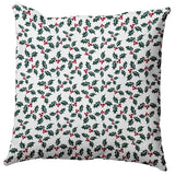 Holly Bush Accent Pillow, Christmas Green, 20"x20"