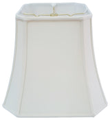 Royal Designs Square Cut Corner Basic Lampshade, Antique Gold, White, 9.5x15x13