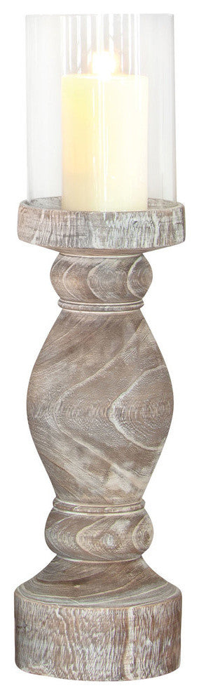 Pomeroy Monticello Mantle Hurricane Large, Ashwood