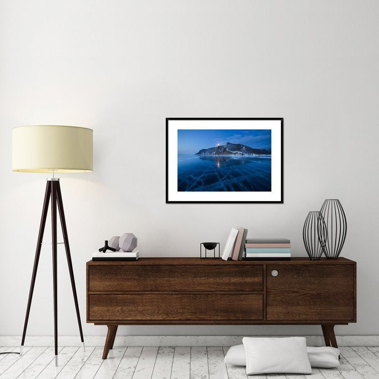 "Uzury Tracery" Framed Digital Print by Alexey Kharitonov, 38"x28"