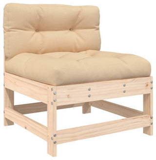 vidaXL Patio Lounge Set with Cushions Outdoor Conversation Set Solid Wood