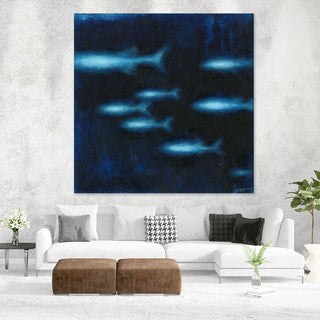 "School II" Fine Art Giant Canvas Print, 72"x72"