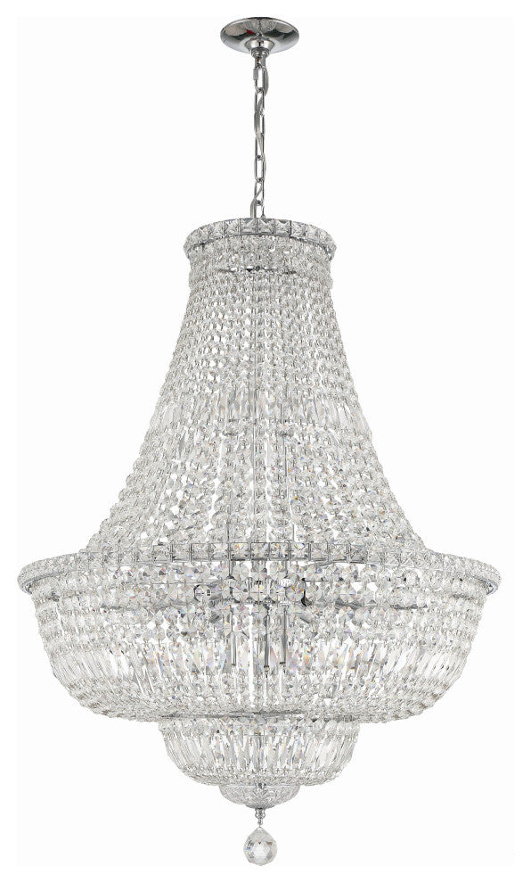 Roslyn 15-Light Polished Chrome Chandelier